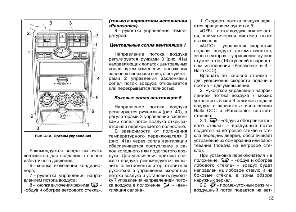 Обозначение кнопок на приоре