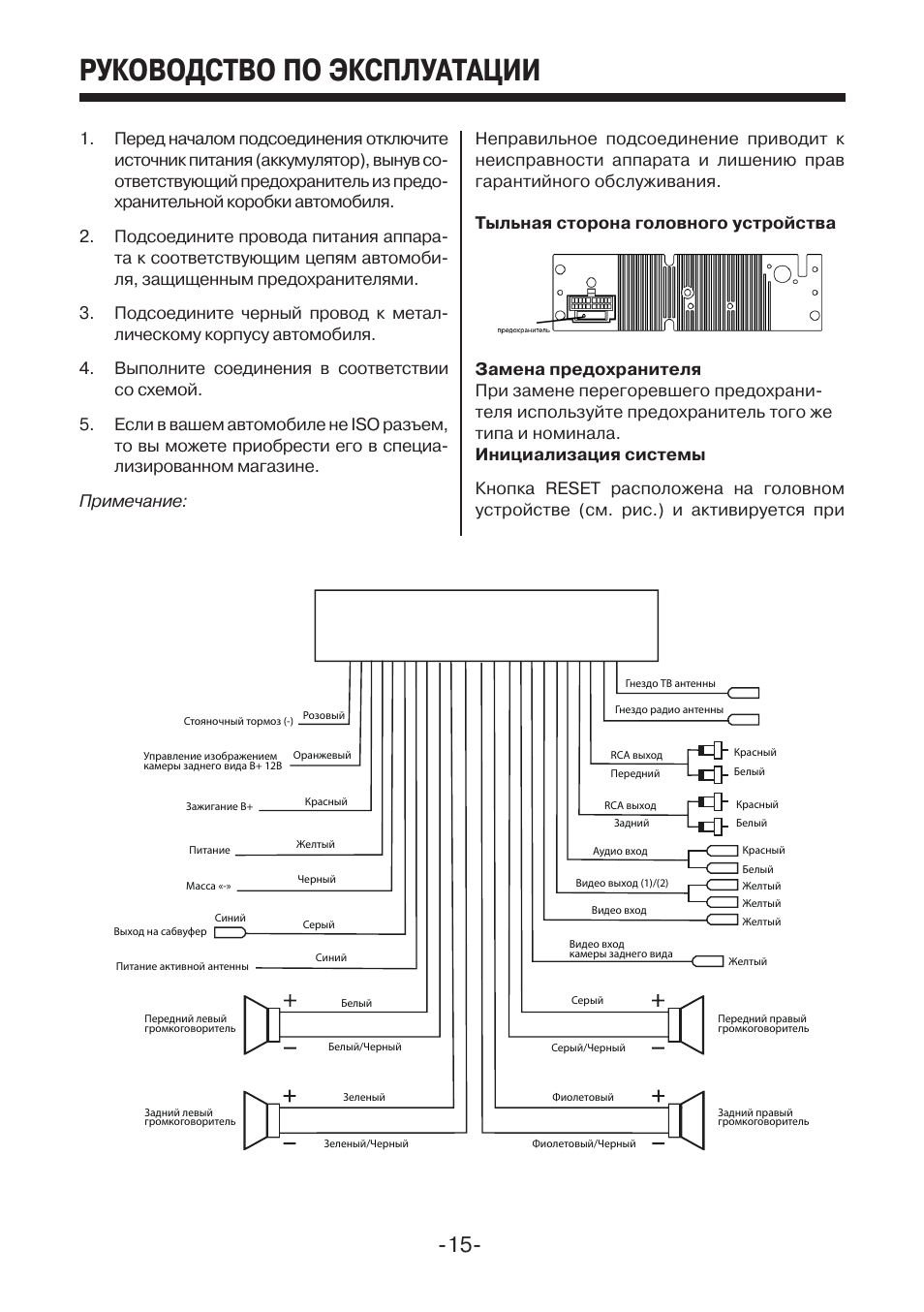 Mystery mmd 980 схема подключения