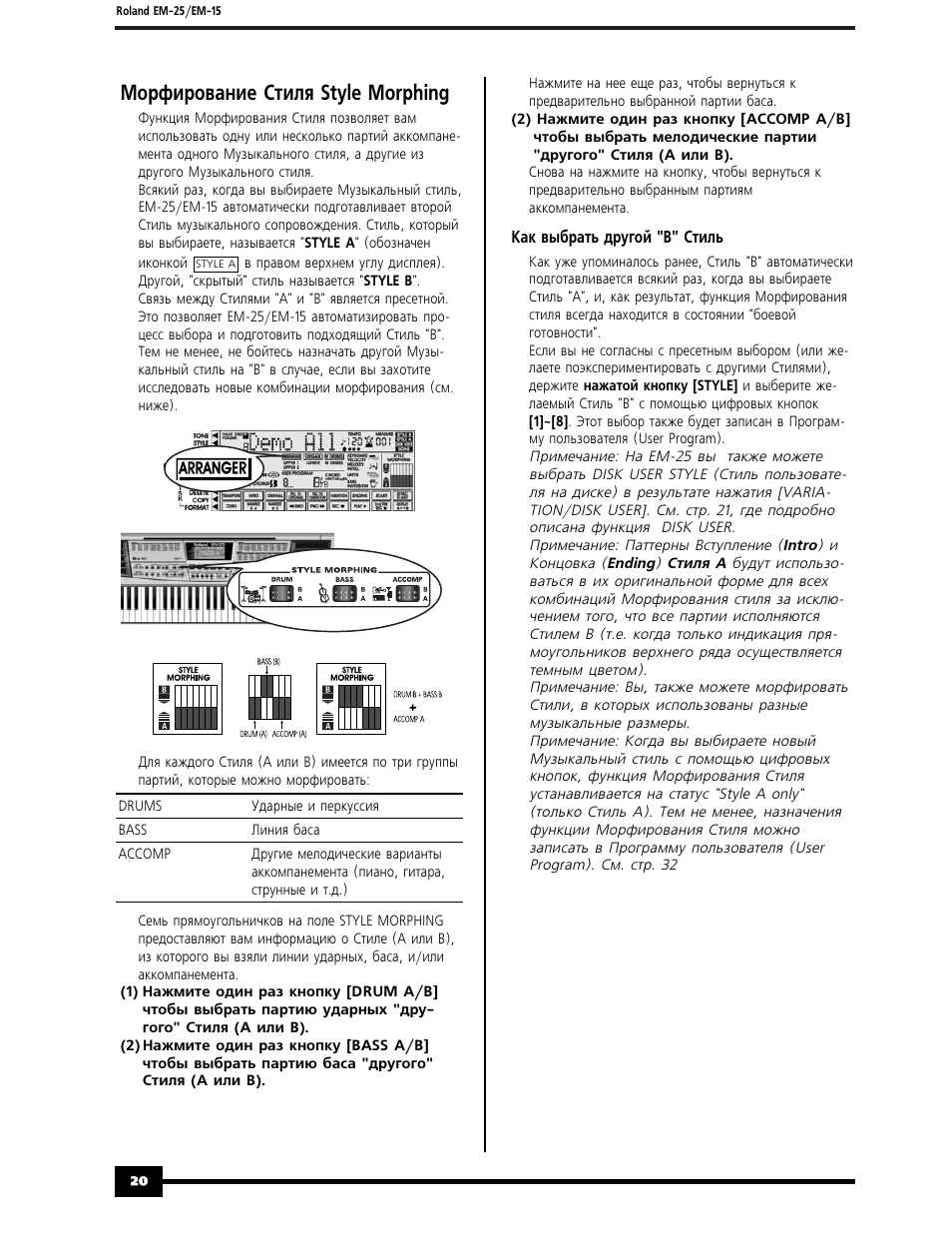 Инструкция 15. Roland em 20 инструкция на русском. Roland em10 инструкция на русском. Tk15 инструкция кулонометр яркость.