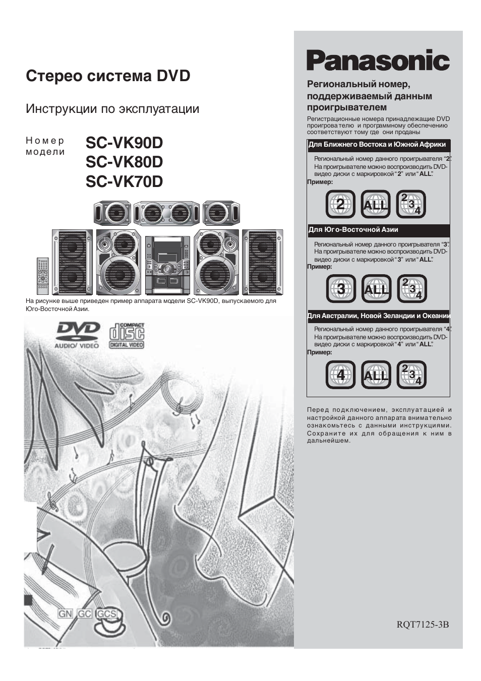 Схема panasonic sa vk62d