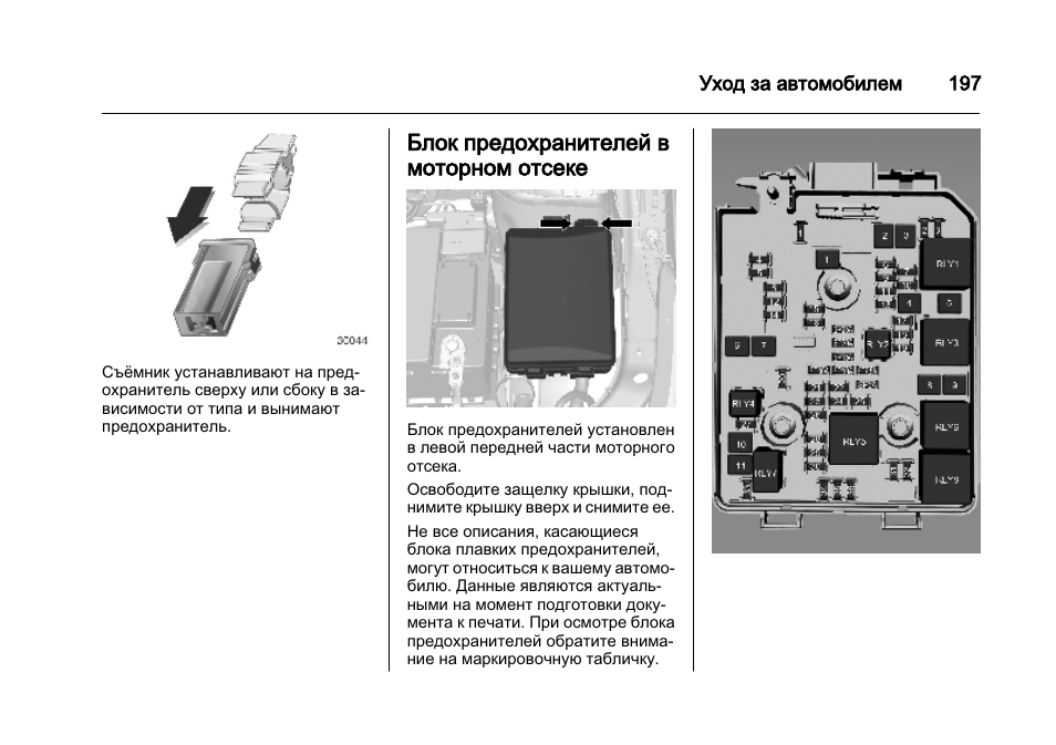 Схема предохранителей шевроле кобальт