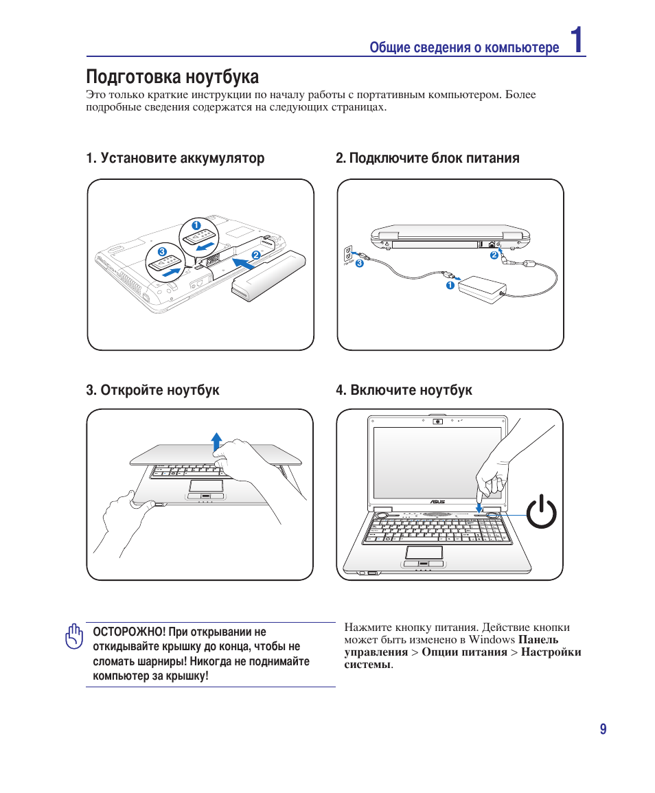 Computer инструкция