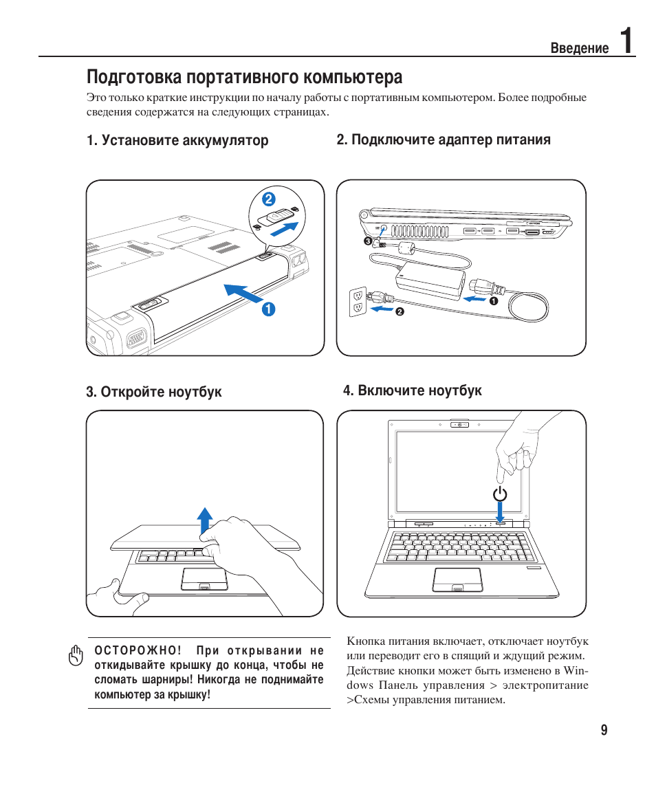 Инструкция пк