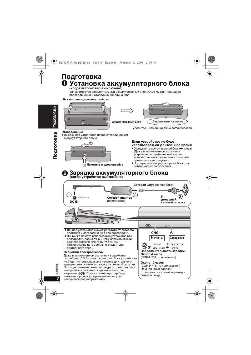 Блок инструкция