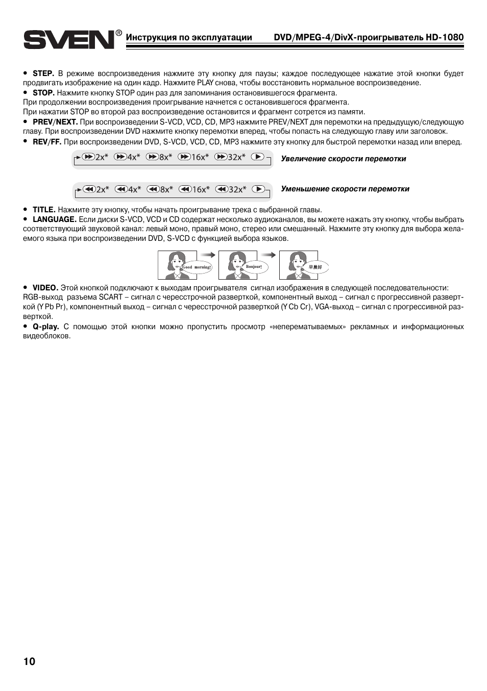 Инструкция по эксплуатации колонок. Руководство по эксплуатации 