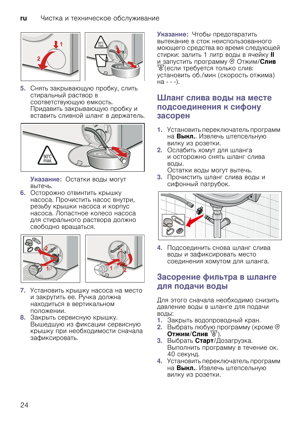 Bosch serie 2 инструкция