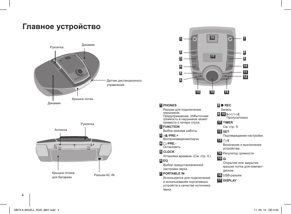 Магнитола lg sb74 инструкция