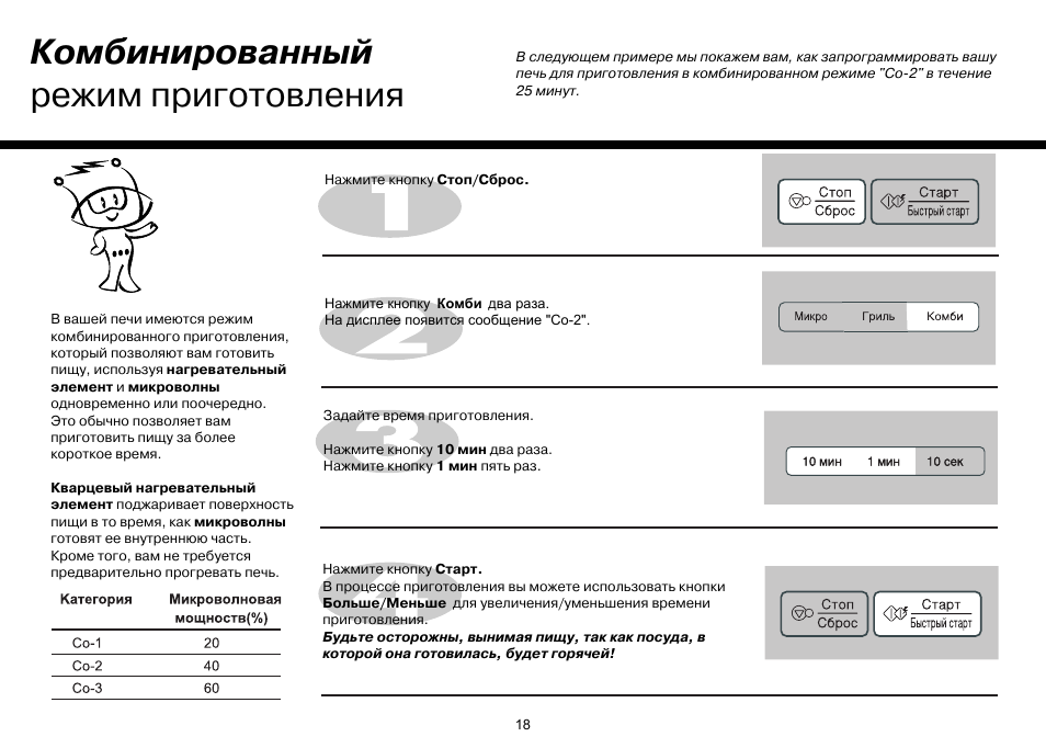 На каком режиме печь пиццу в микроволновке