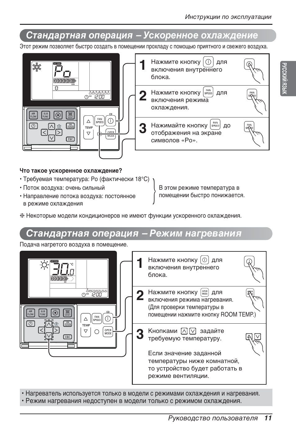 Инструкция кондиционер lg картина