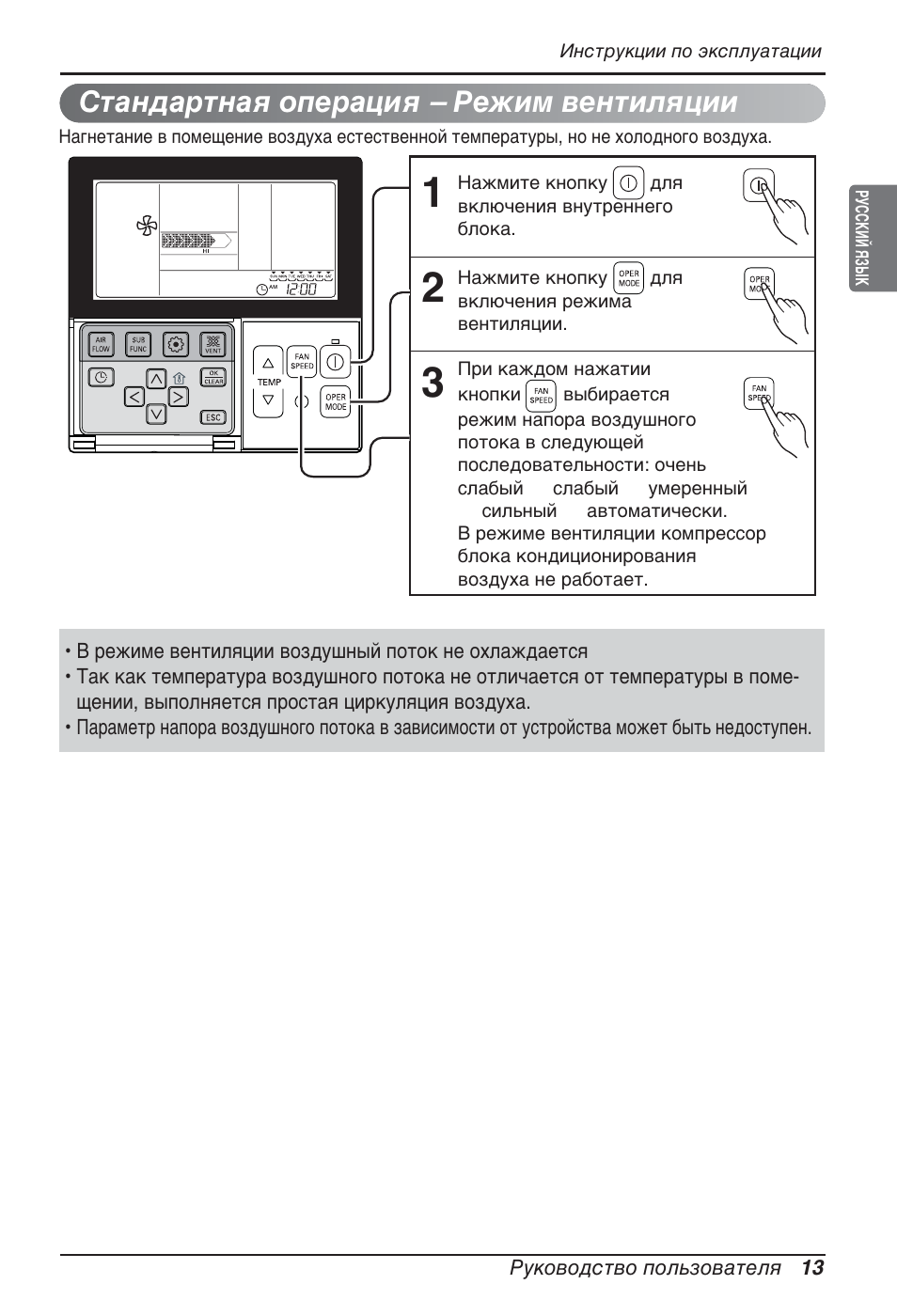 Инструкция кондиционер lg картина