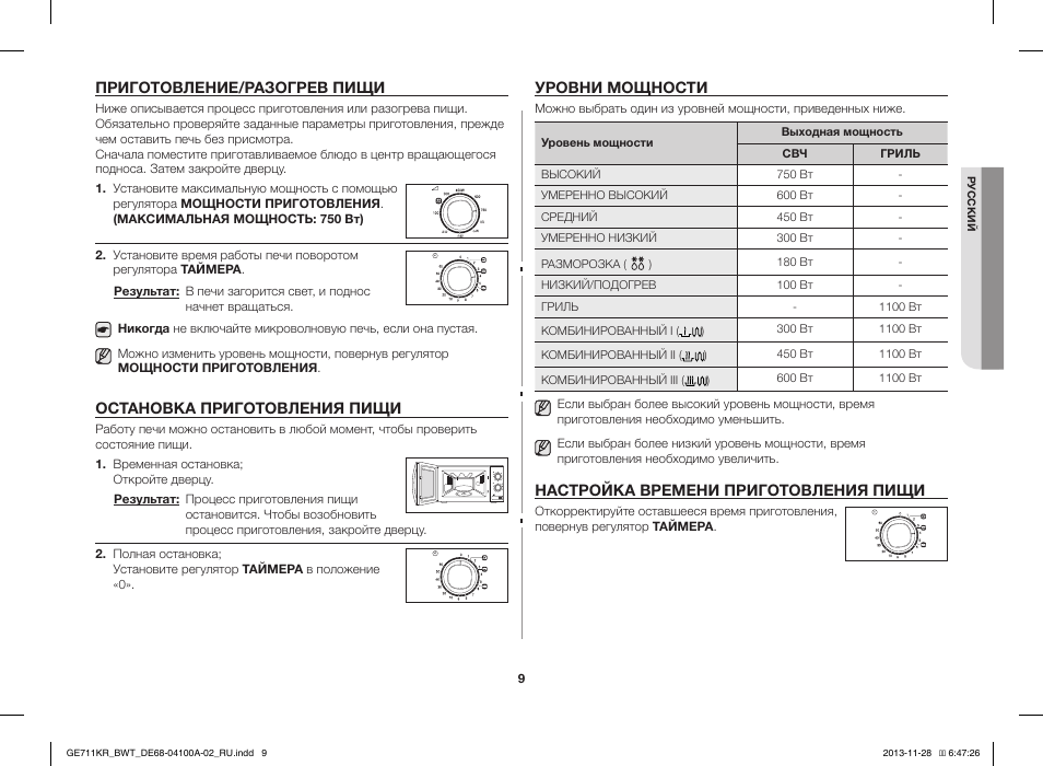 Samsung ge711kr схема