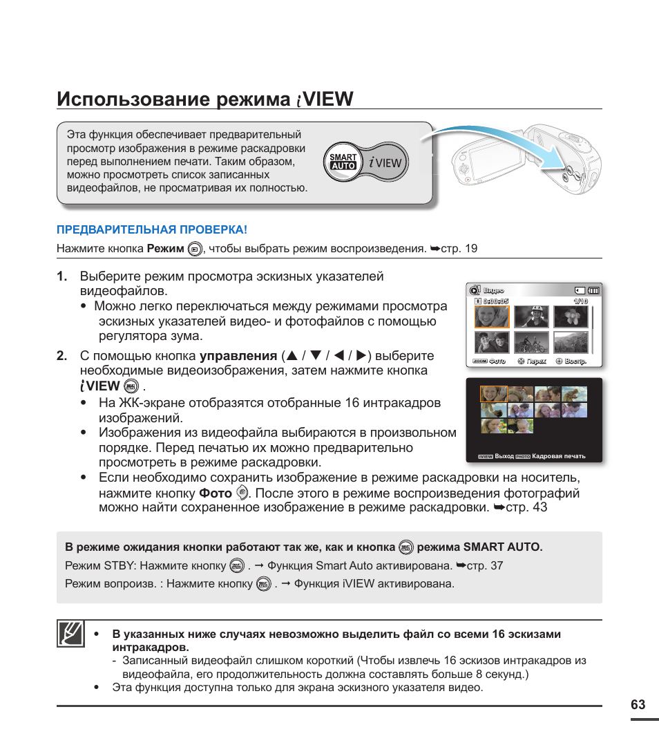 Режим применения