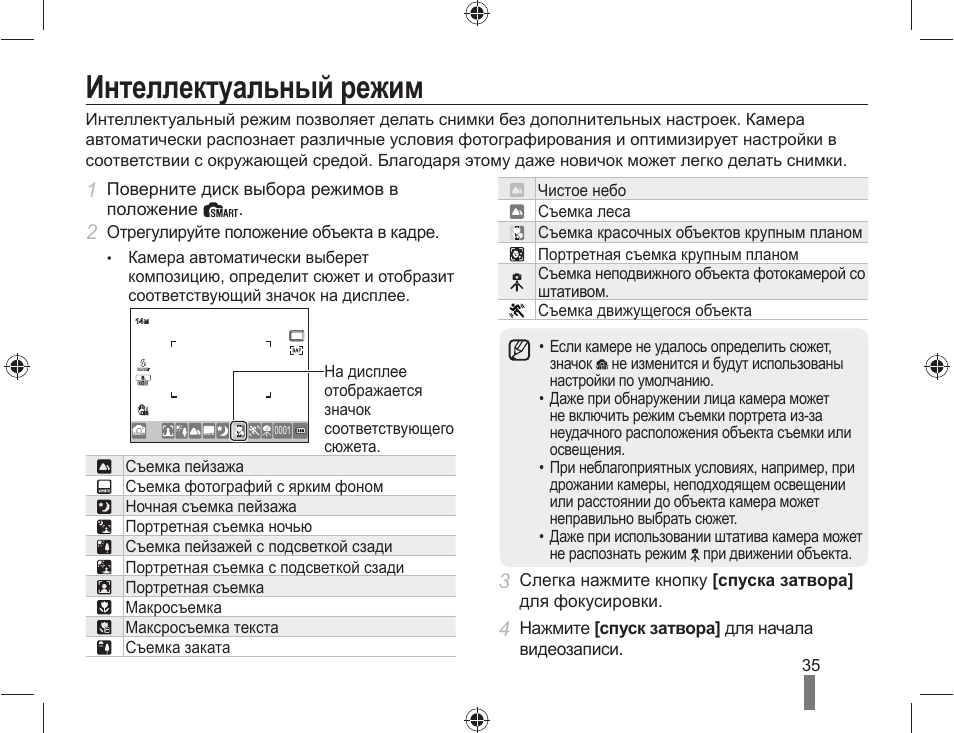 Режим инструкция