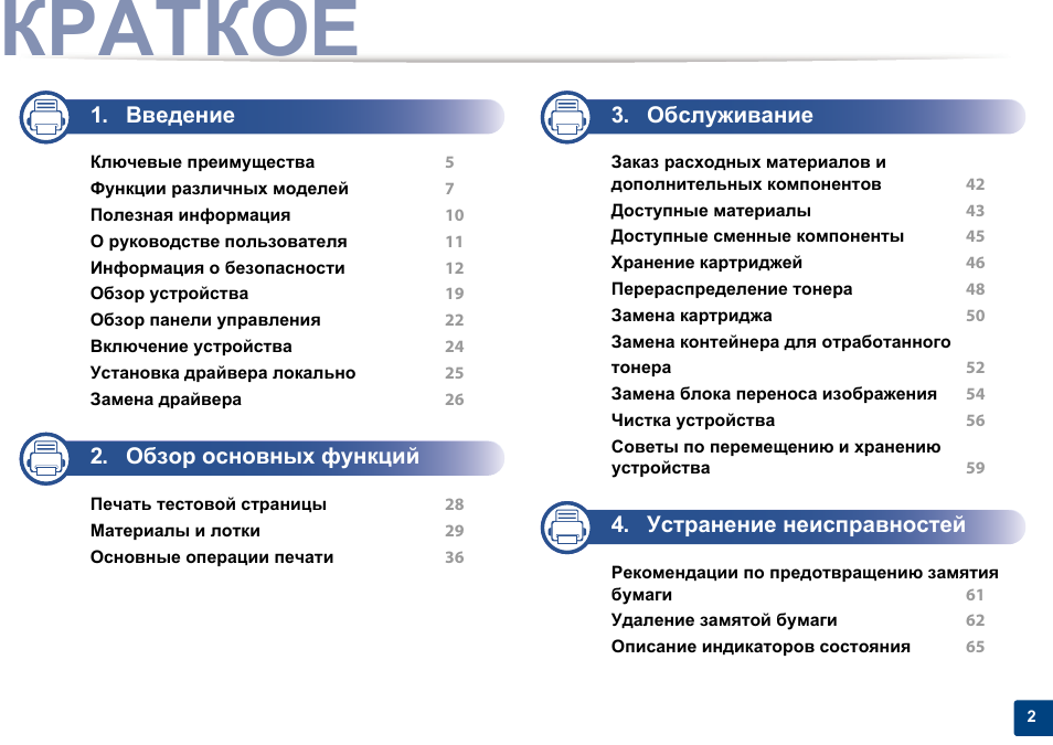 Samsung CLP 365 инструкция. Vi365 инструкция на русском языке.