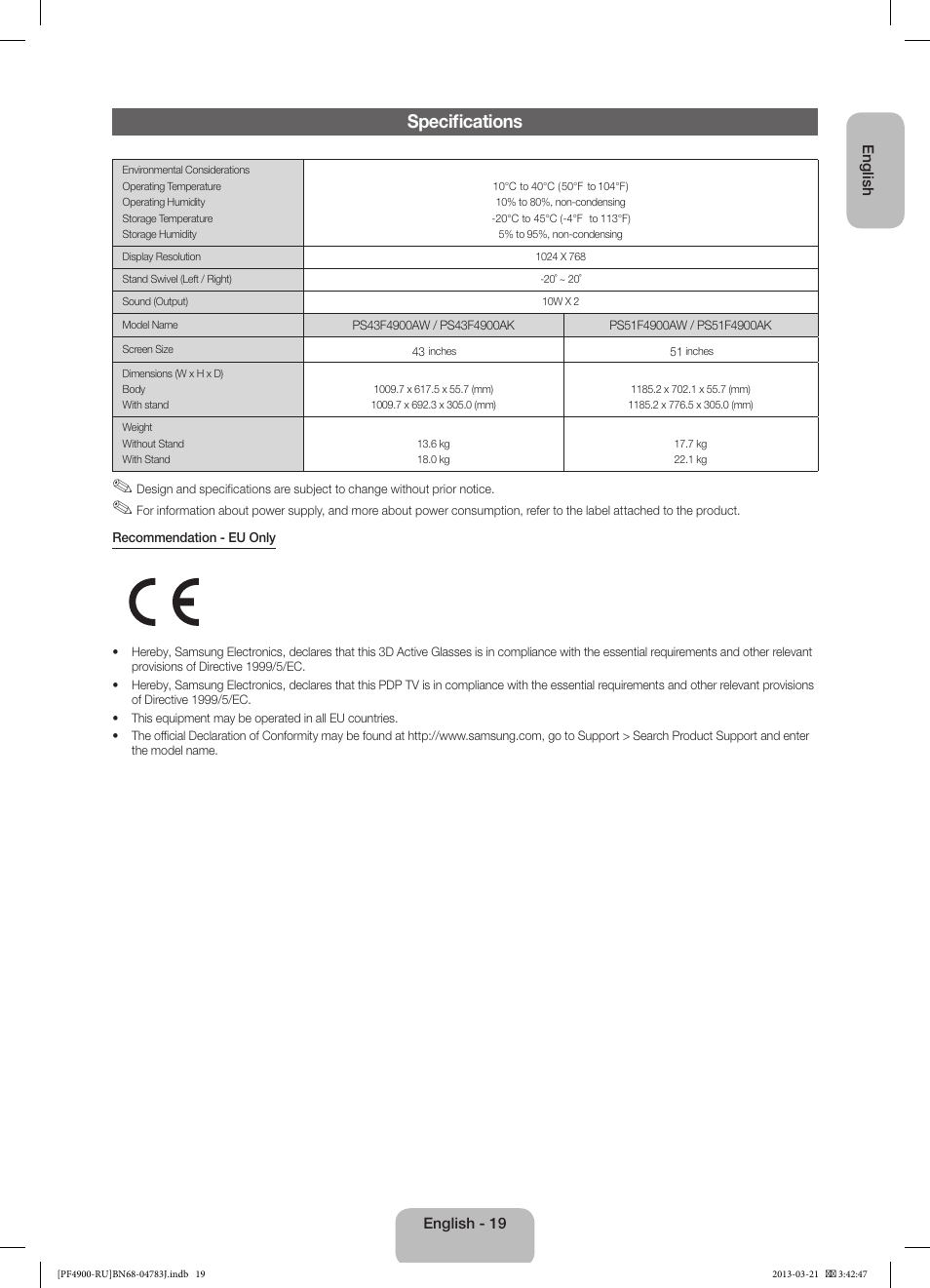 Samsung ps43d490a1w схема