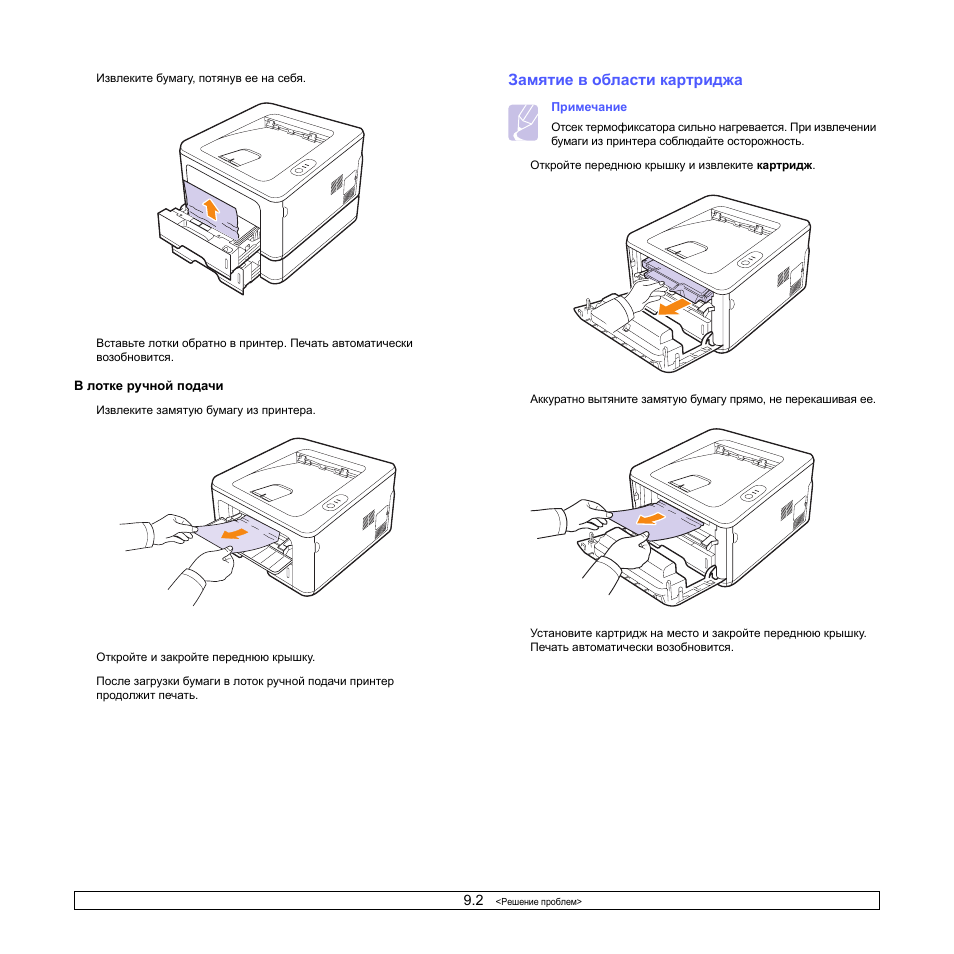 Как достать картридж. Замятие в области картриджа. Происходит замятие бумаги в принтере. Замятие бумаги принтере Samsung. Схема загрузки бумаги в принтер.
