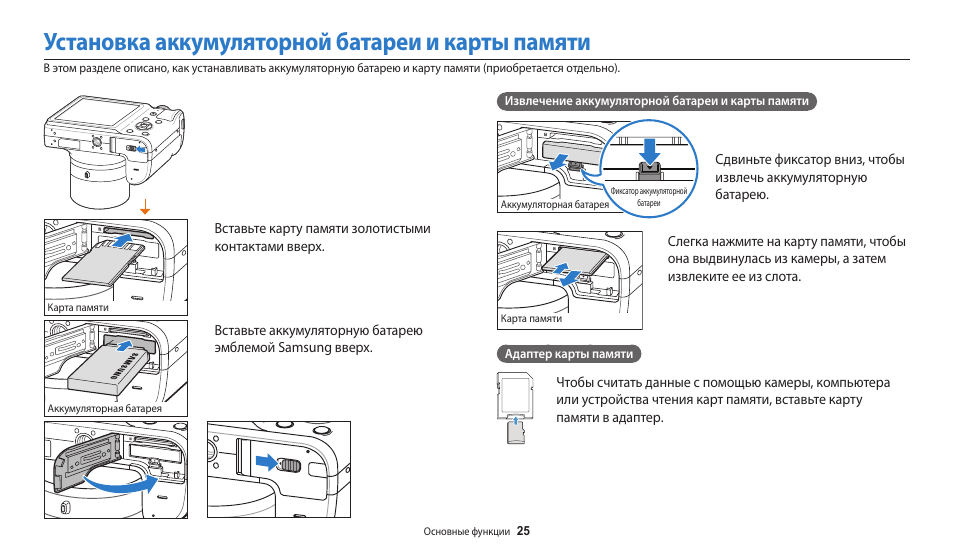 Неисправности карта памяти