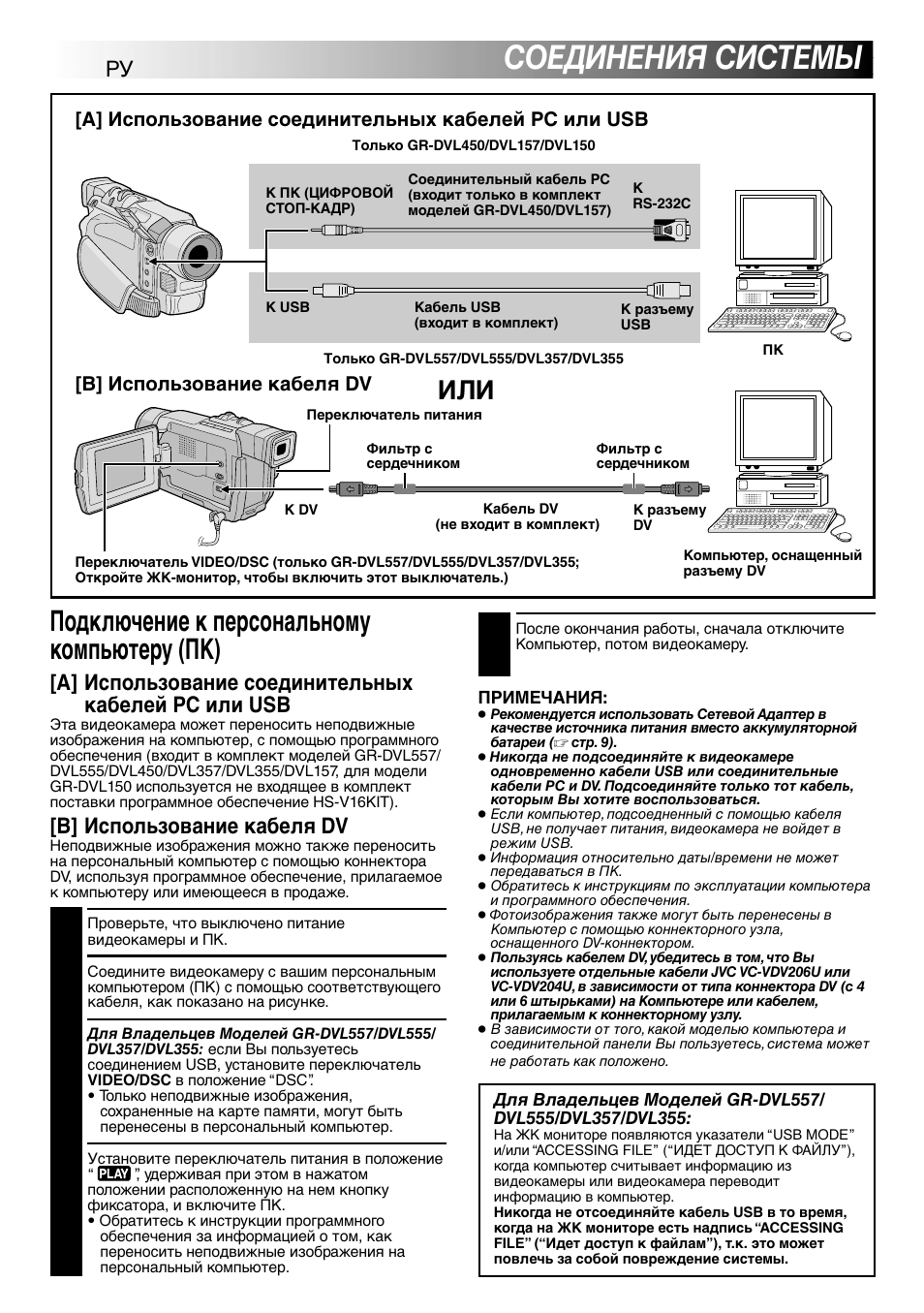 Инструкция пк