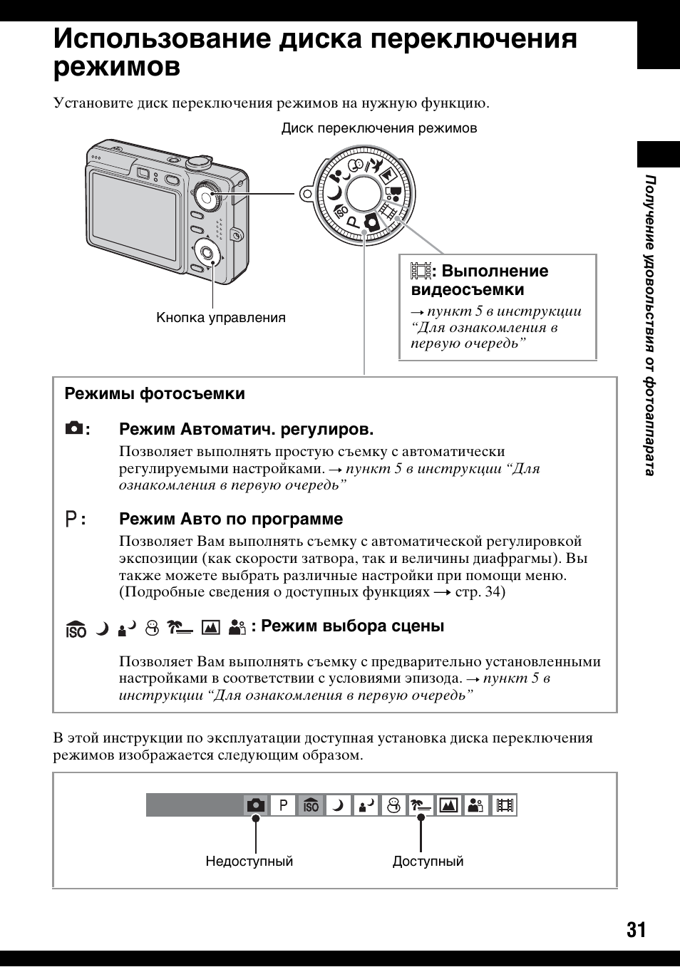 Режим инструкция