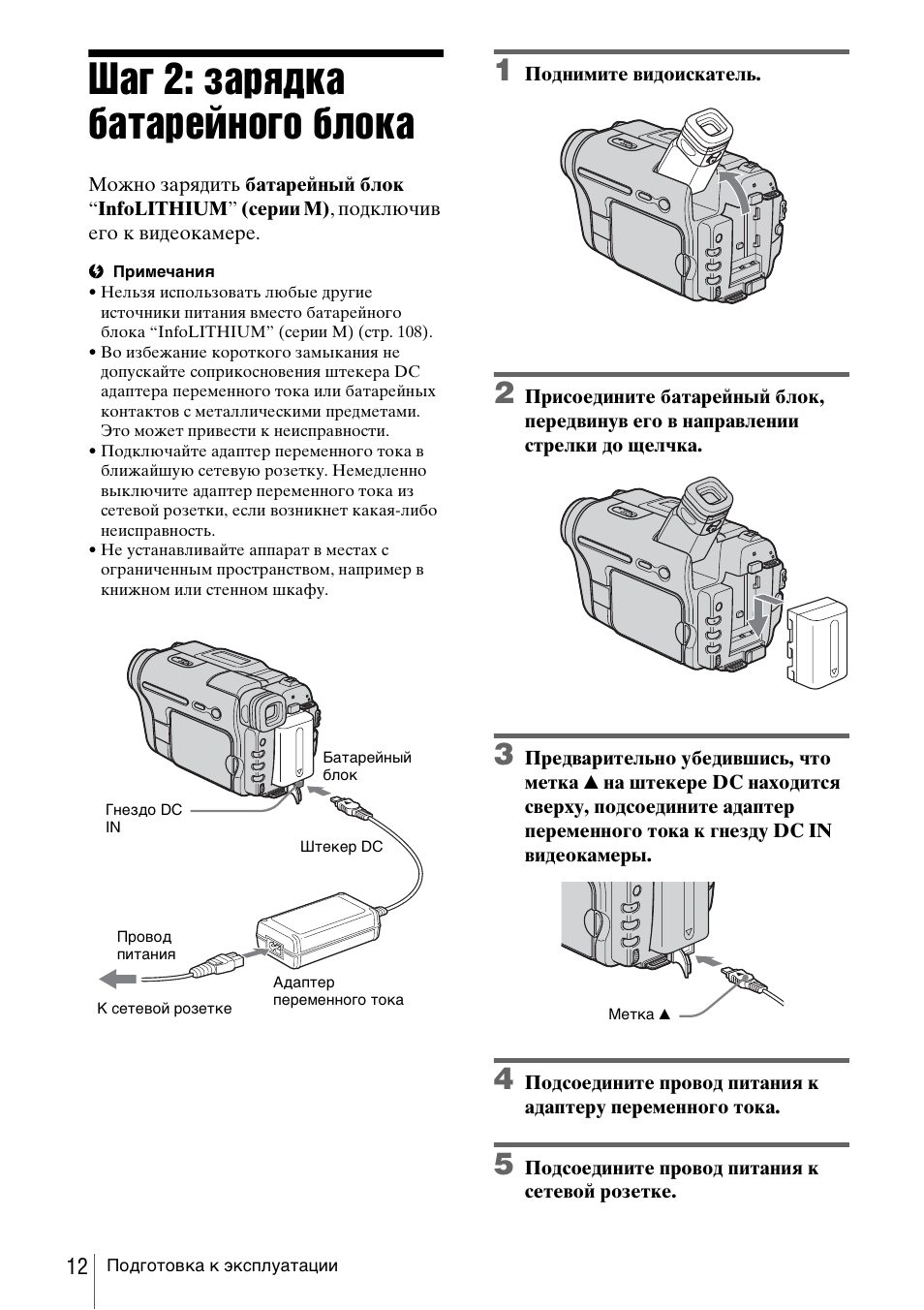 Блок инструкция