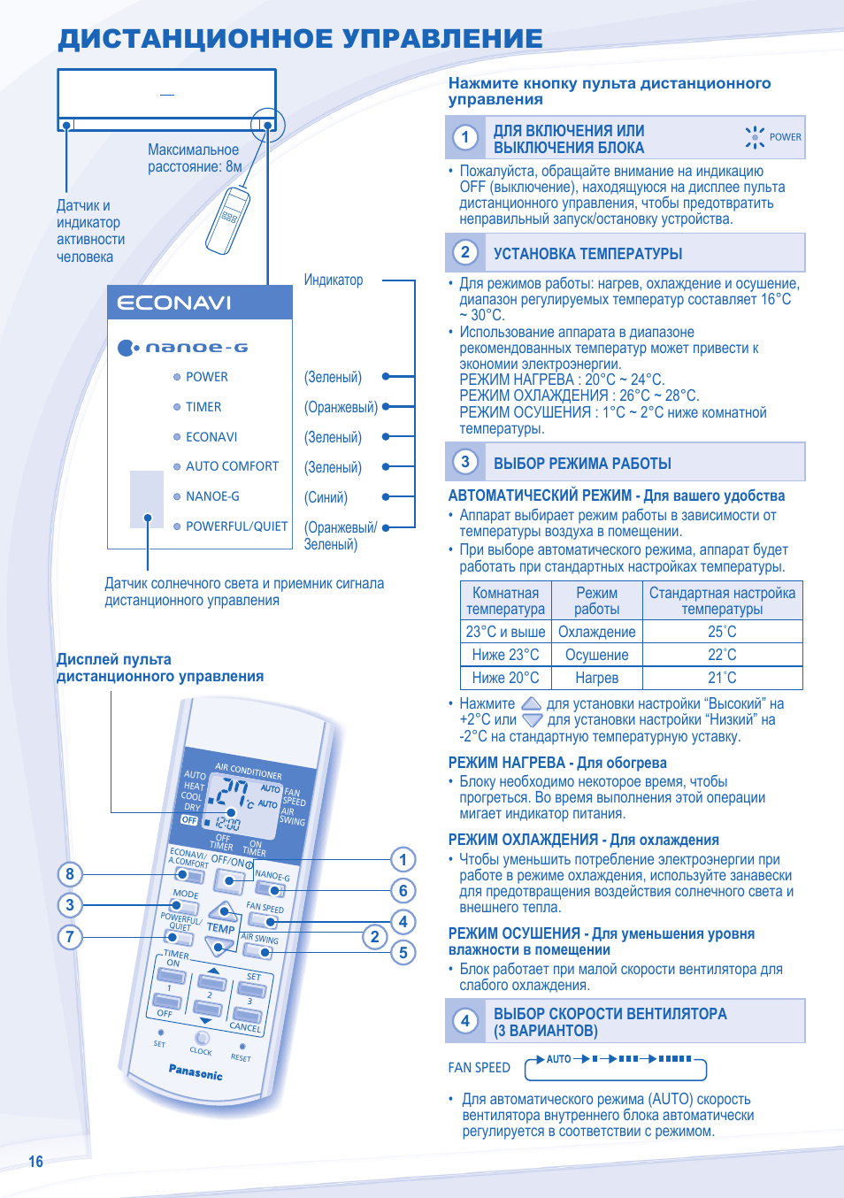 Режимы кондиционера. Режимы кондиционера Panasonic. Режимы кондиционера на пульте с описанием. Vs Comfort кондиционер инструкция. Кондиционер Панасоник инструкция по эксплуатации пульта настенного.