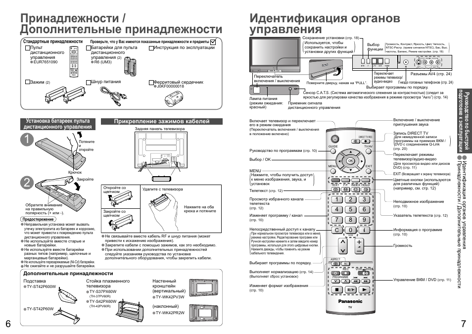 Как настроить тв панасоник старого образца