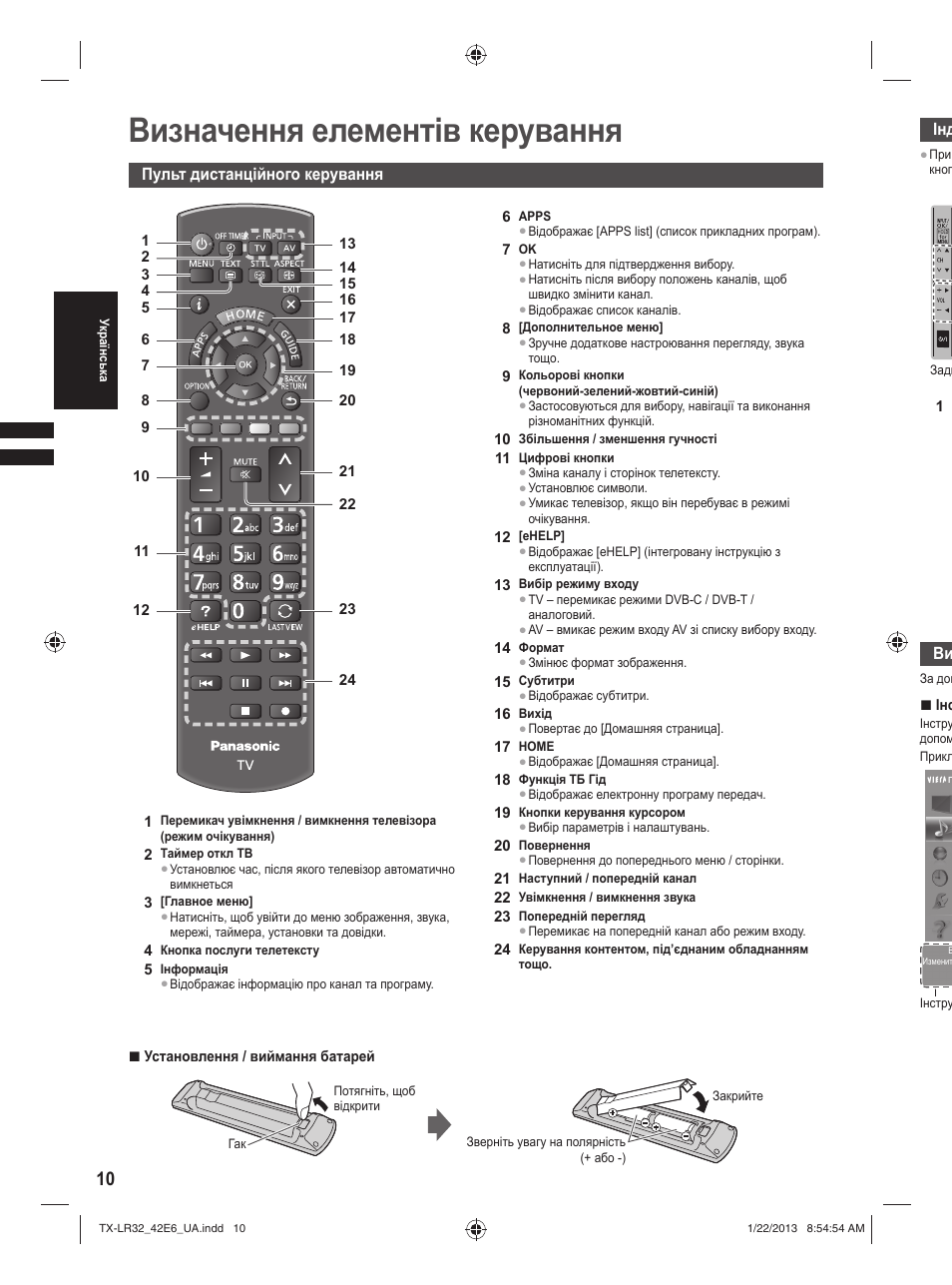 Tx lr42e6 нет изображения