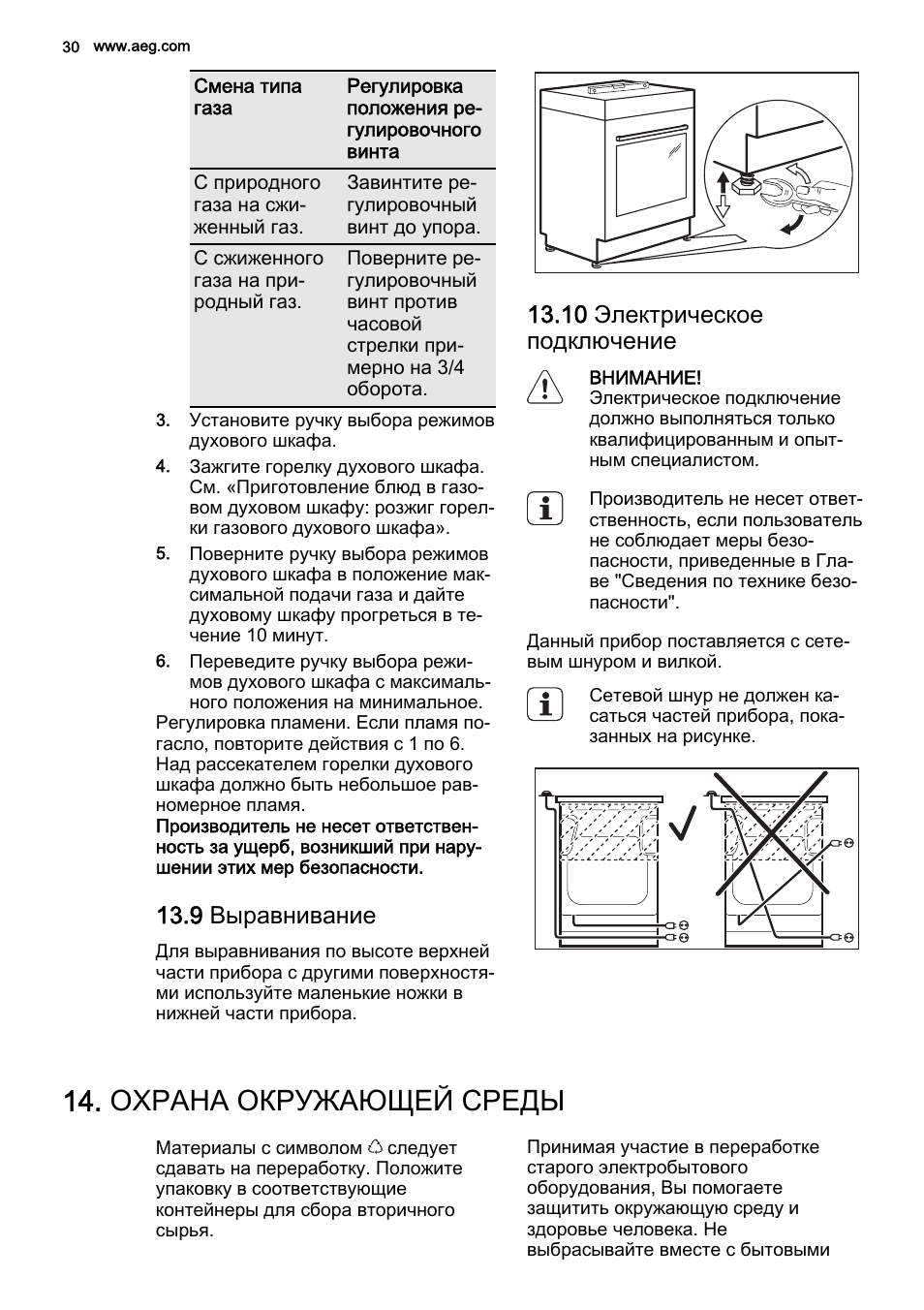 Настройка шкафа