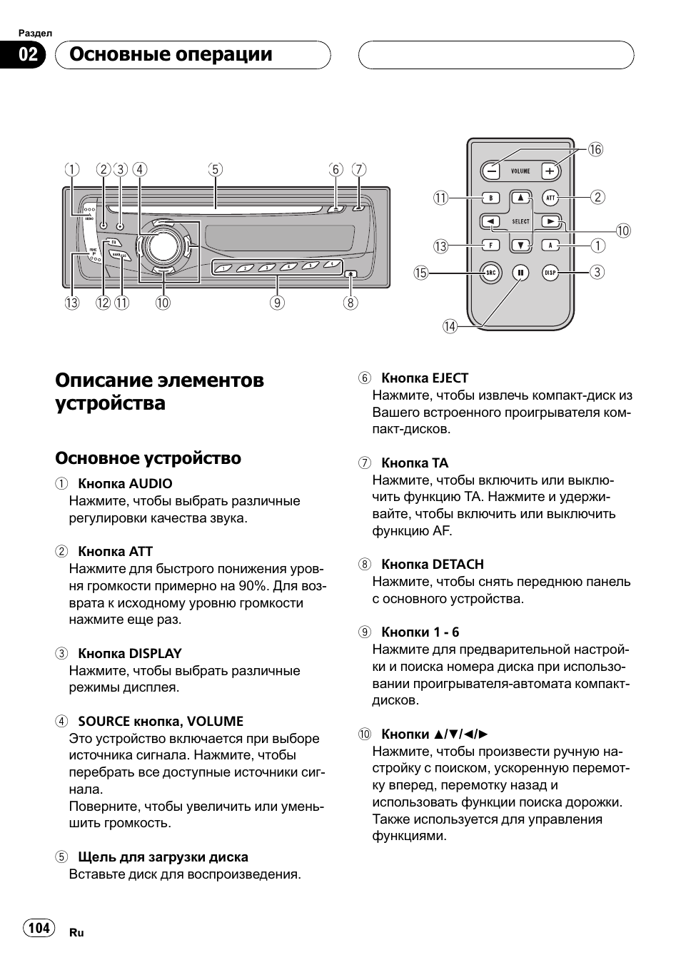 Схема подключения пионер deh p40mp