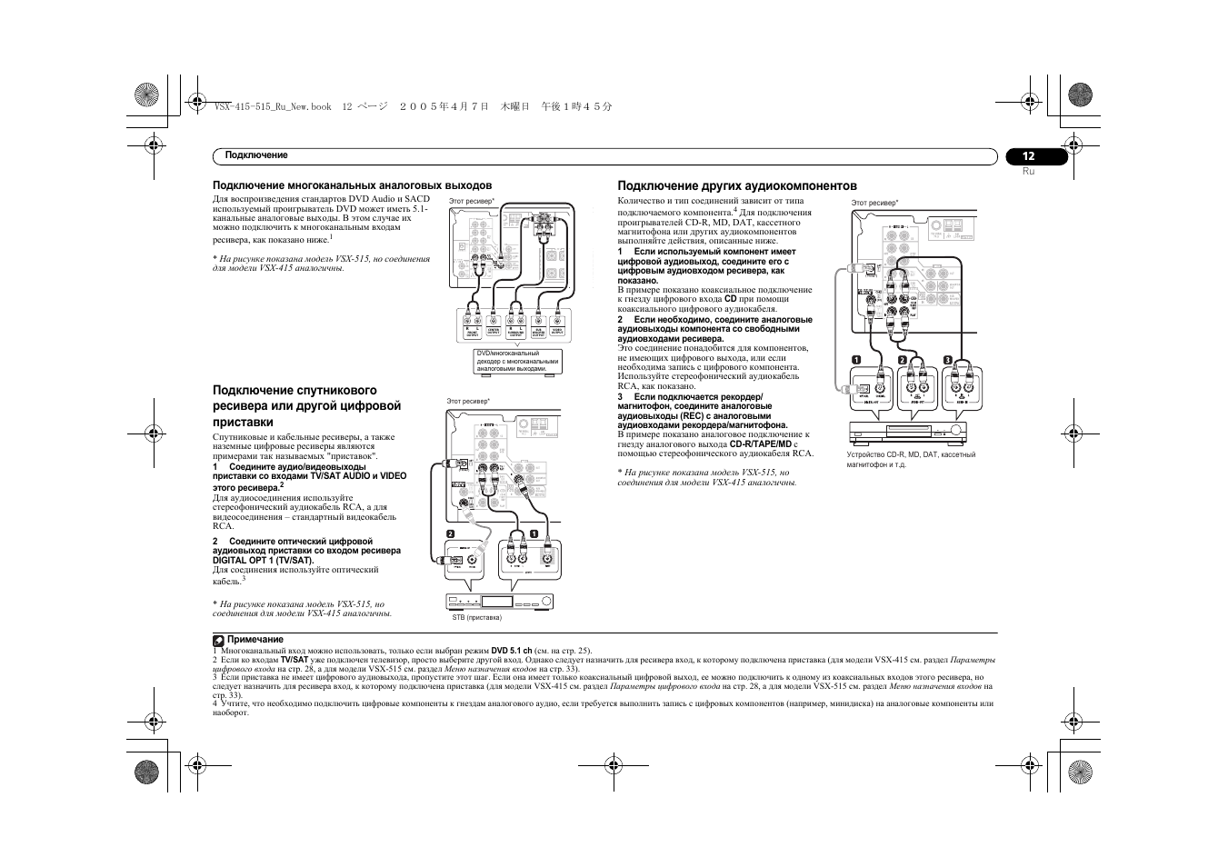 Vsx 515 схема