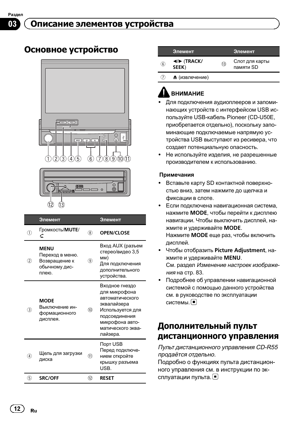 Магнитола пионер avh p3300bt инструкция