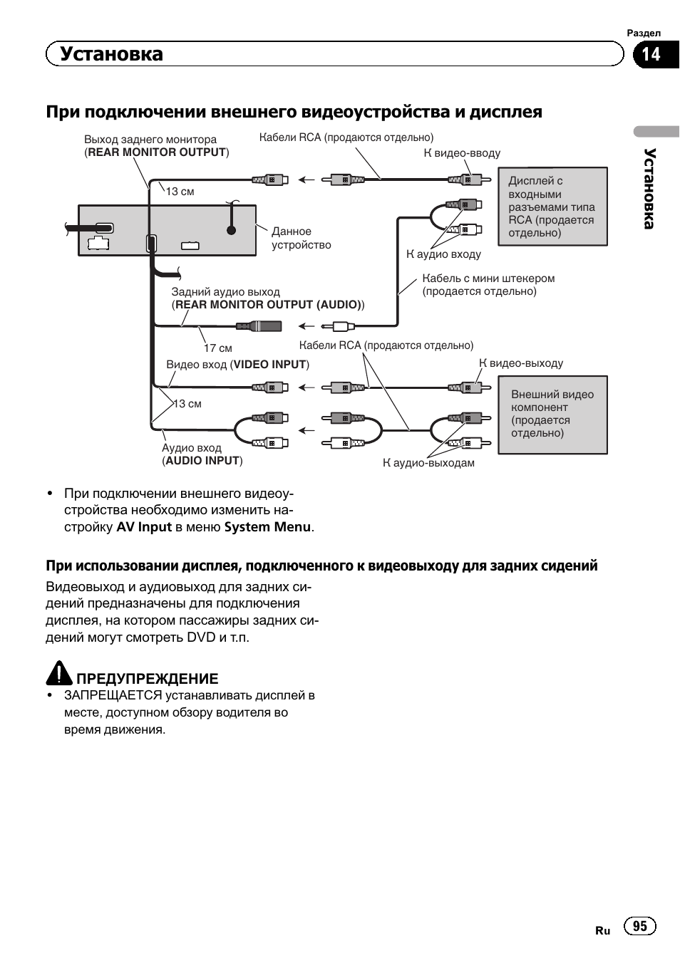 Схема подключения avh 5400dvd - 94 фото