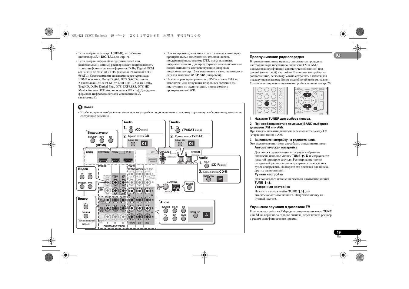 Pioneer vsx 521 схема