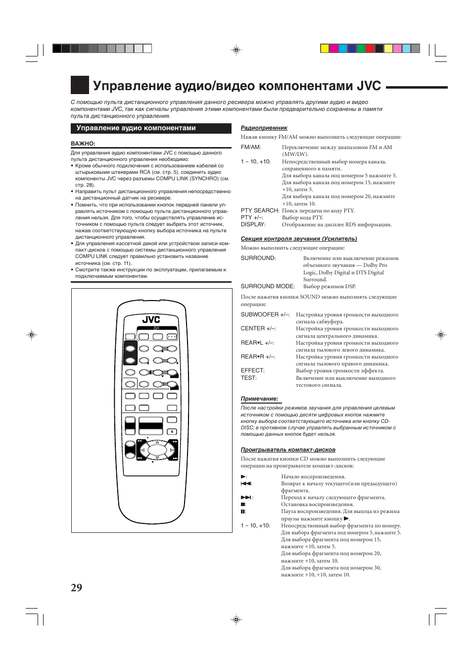 Настройки телевизора jvc. Ресивер JVC RX-501 инструкция на русском языке. JVC ТВ настройка.