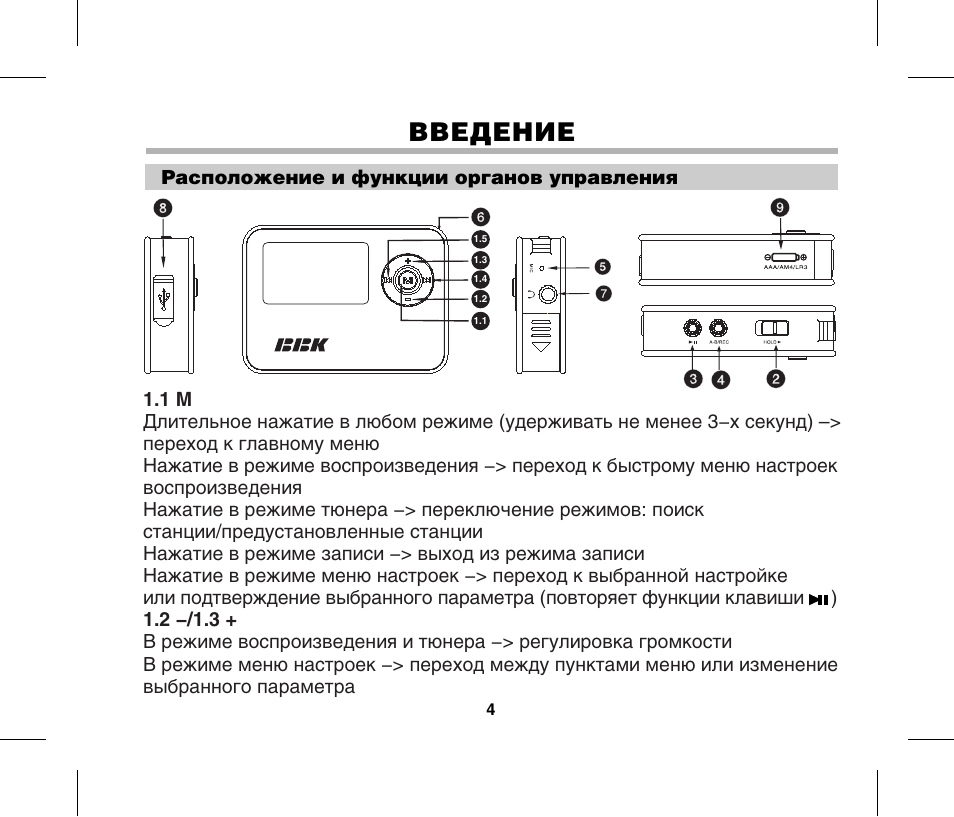 Магнитола bbk инструкция по применению