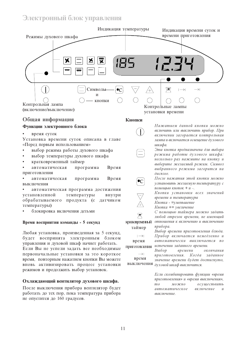 Инструкция пульта электролюкс