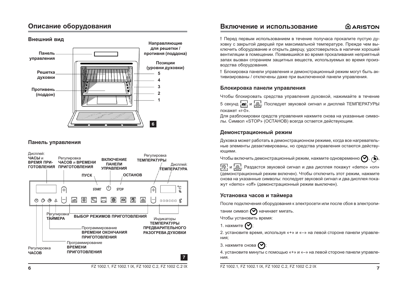 Ariston fz 1002 c 2 ix схема