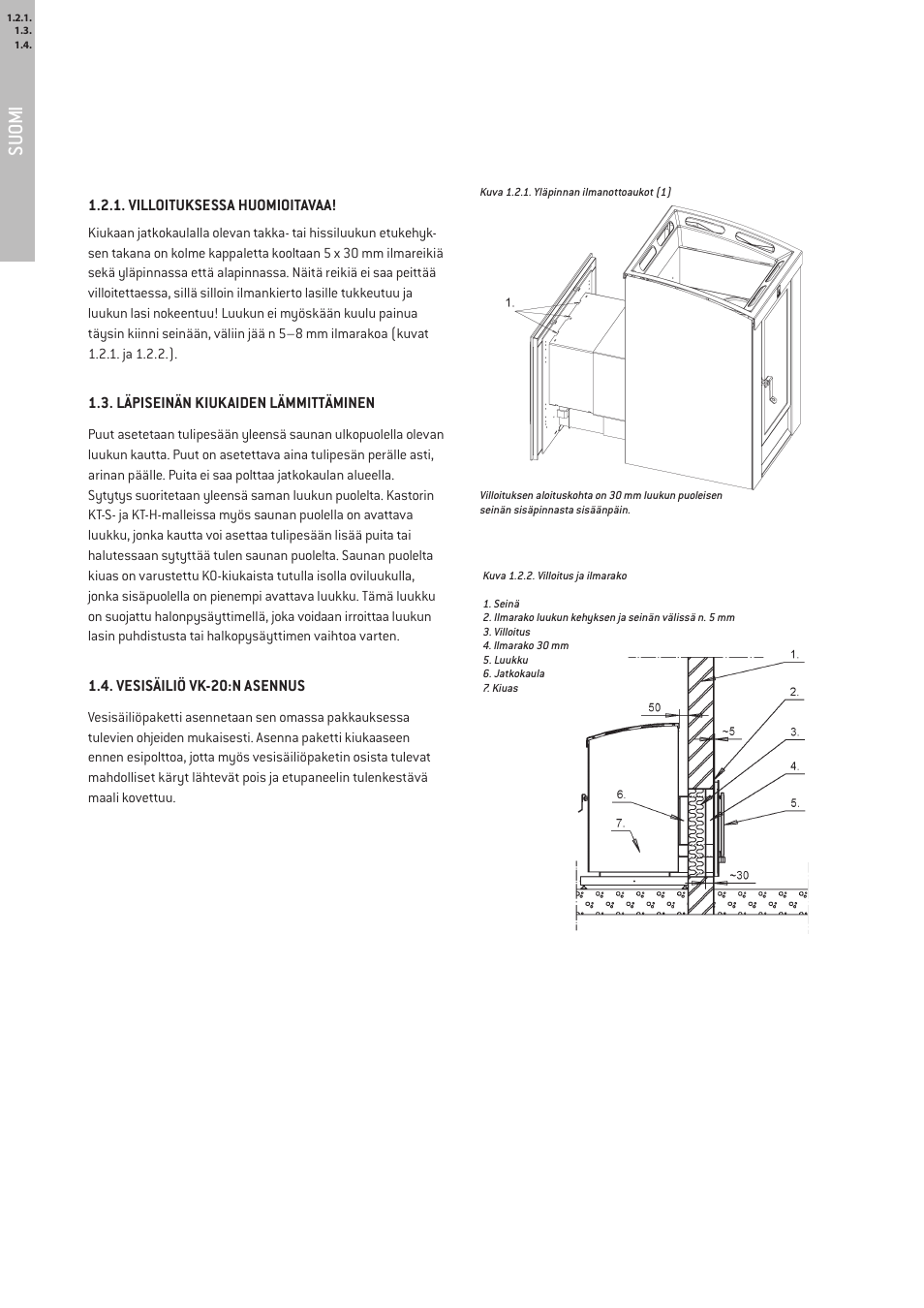 Su om i | Инструкция по эксплуатации Kastor KT-H-20 Wood-burning sauna  stoves | Страница 6 / 84