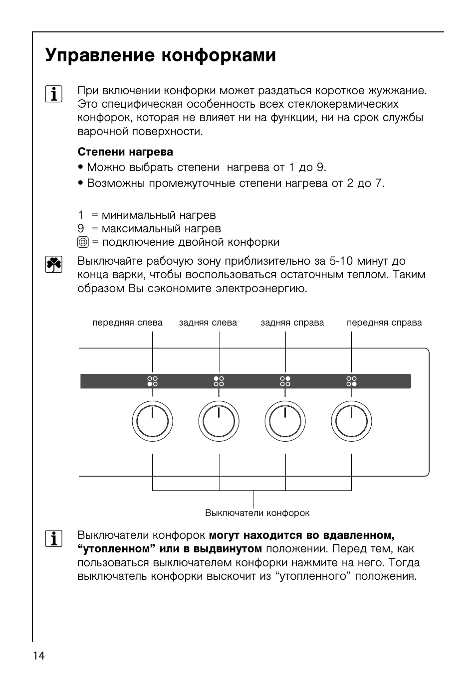 Плита электрическая AEG инструкция 41056vh-MN