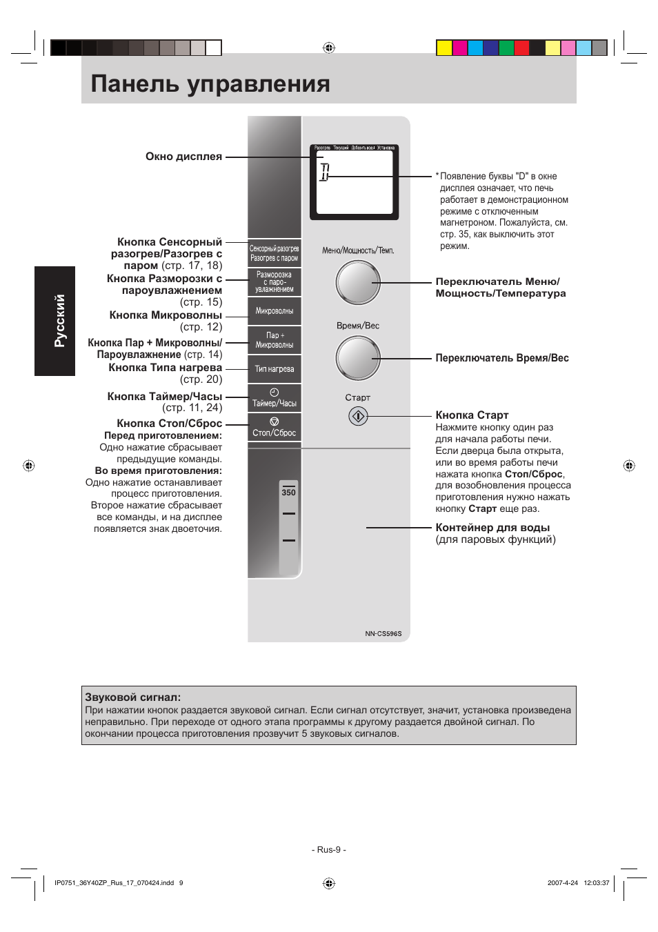 Panasonic steam plus nn cs596s инструкция фото 43