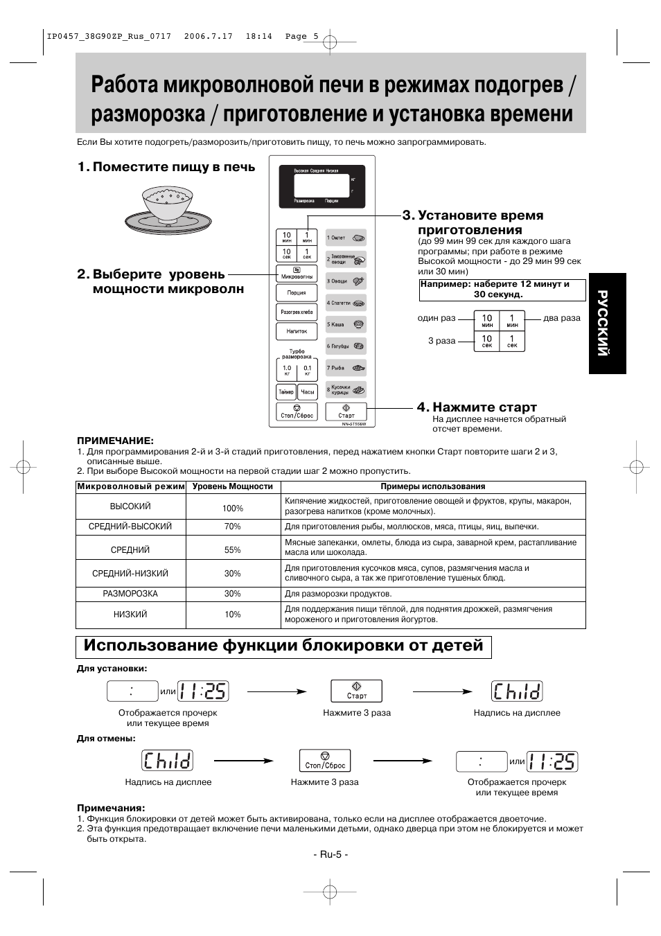 Panasonic steam plus инструкция на русском фото 106