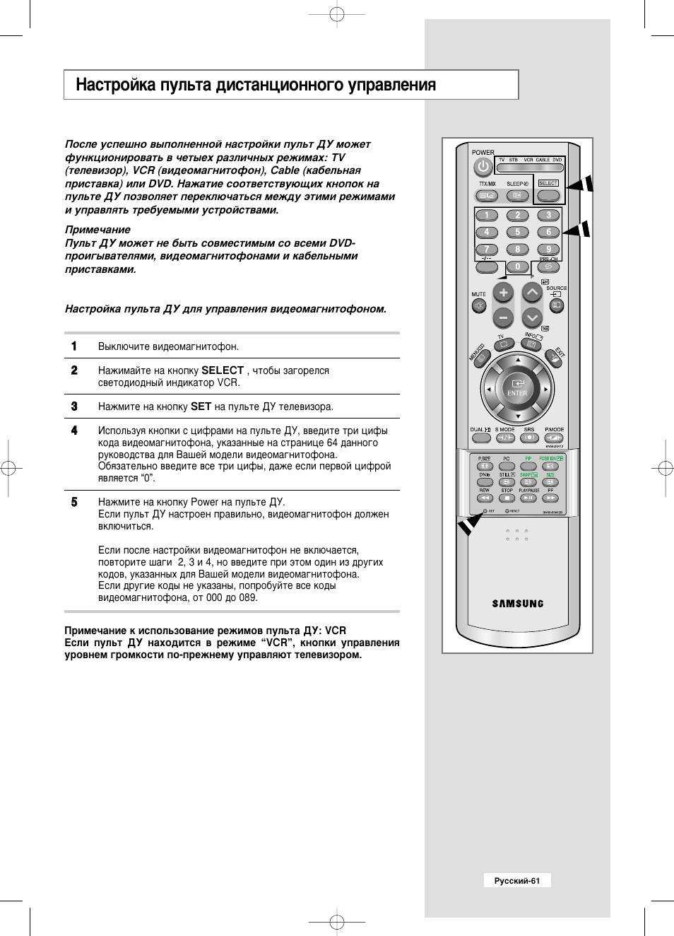 Samsung tvp5070w схема