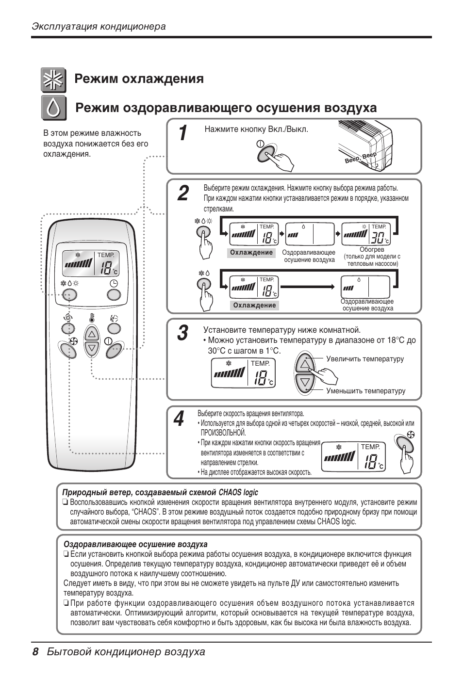 Инструкция кондиционер lg картина