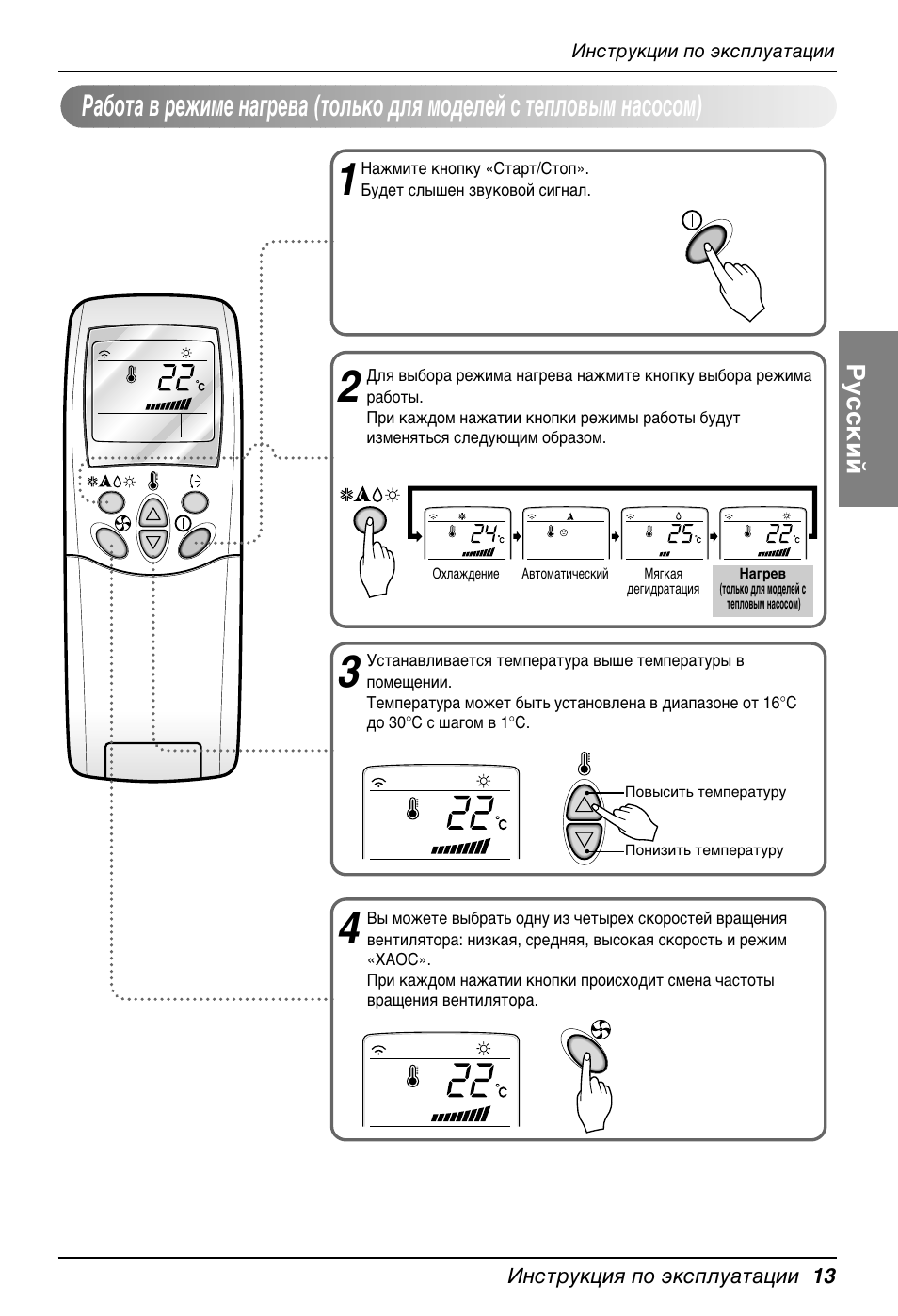 Инструкция кондиционер lg картина