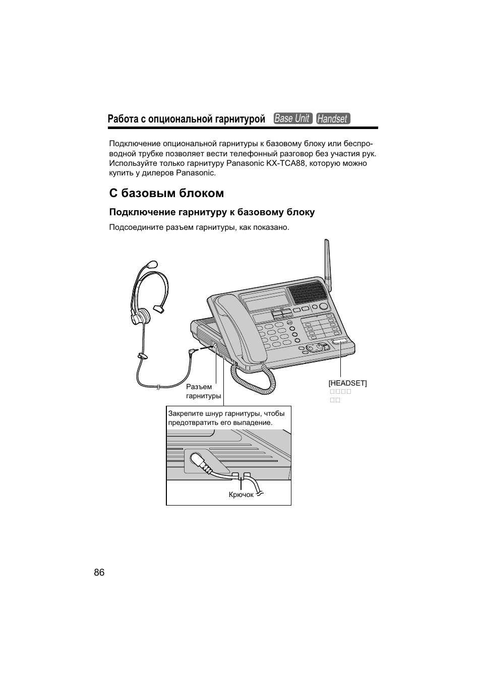 Panasonic kx tg7225ru схема