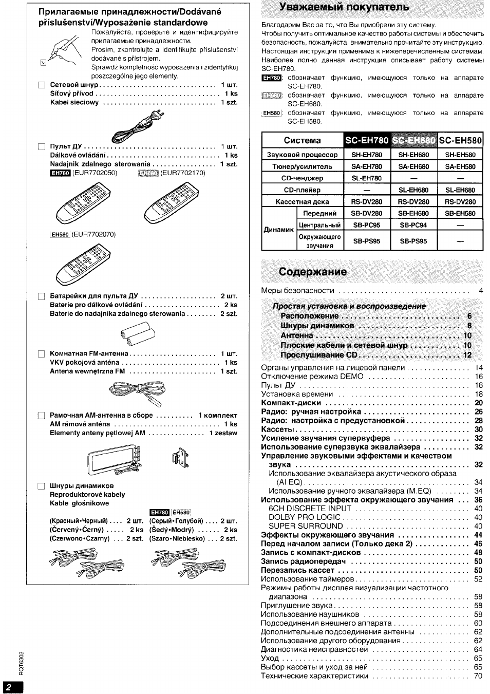 Technics sc eh780 схема