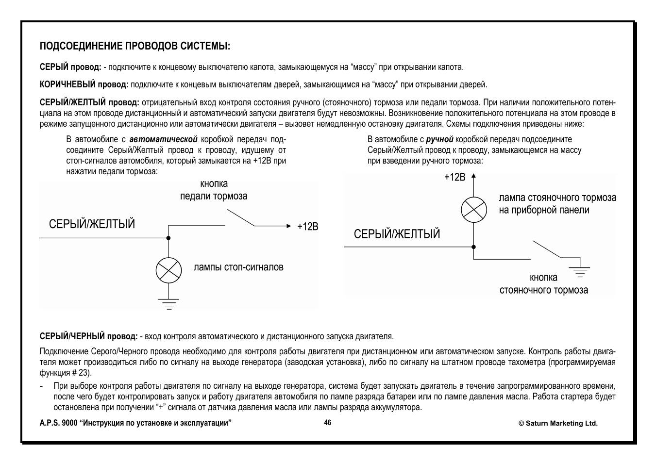 Aps 2550 схема подключения