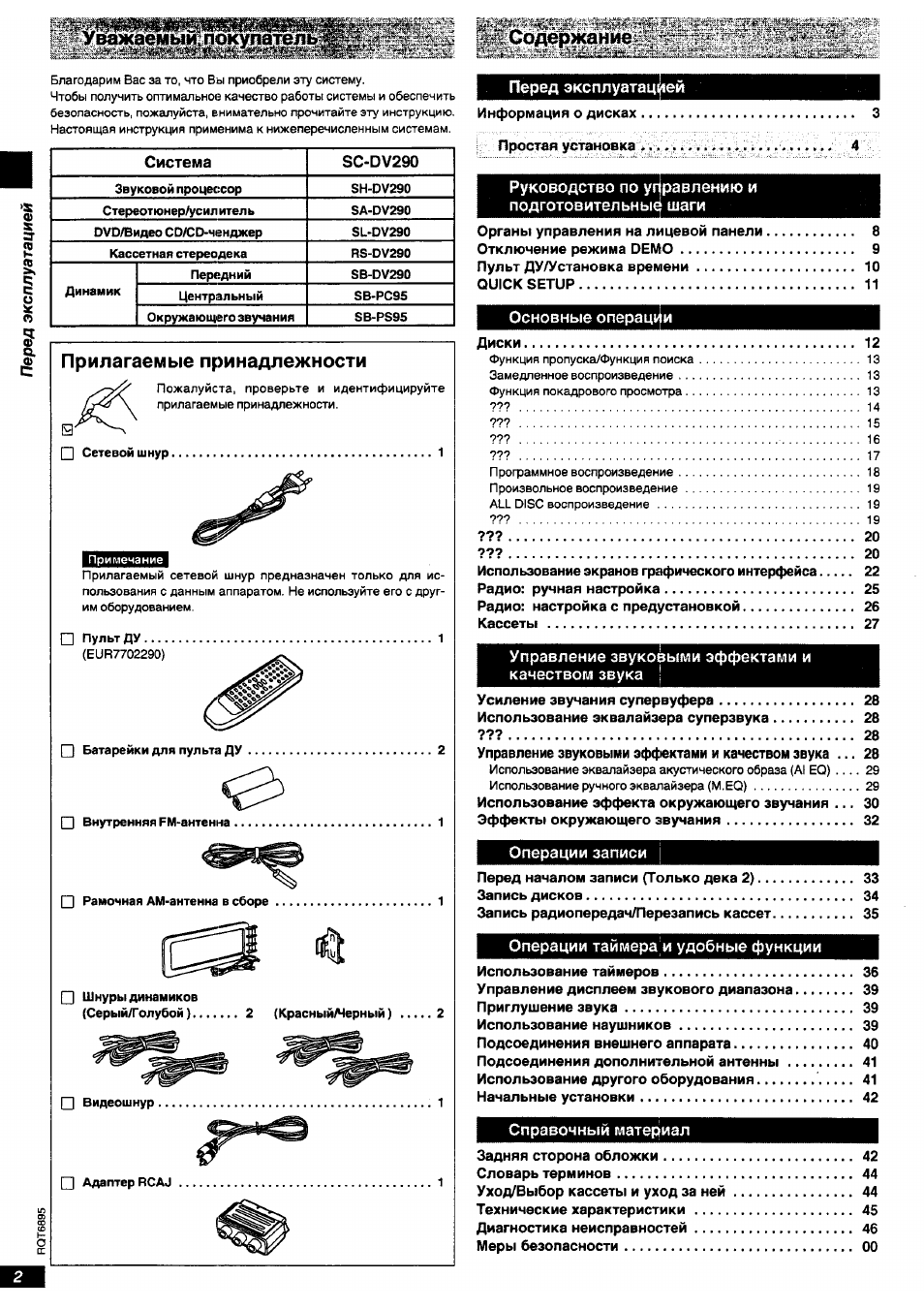 Техникс 290 схема