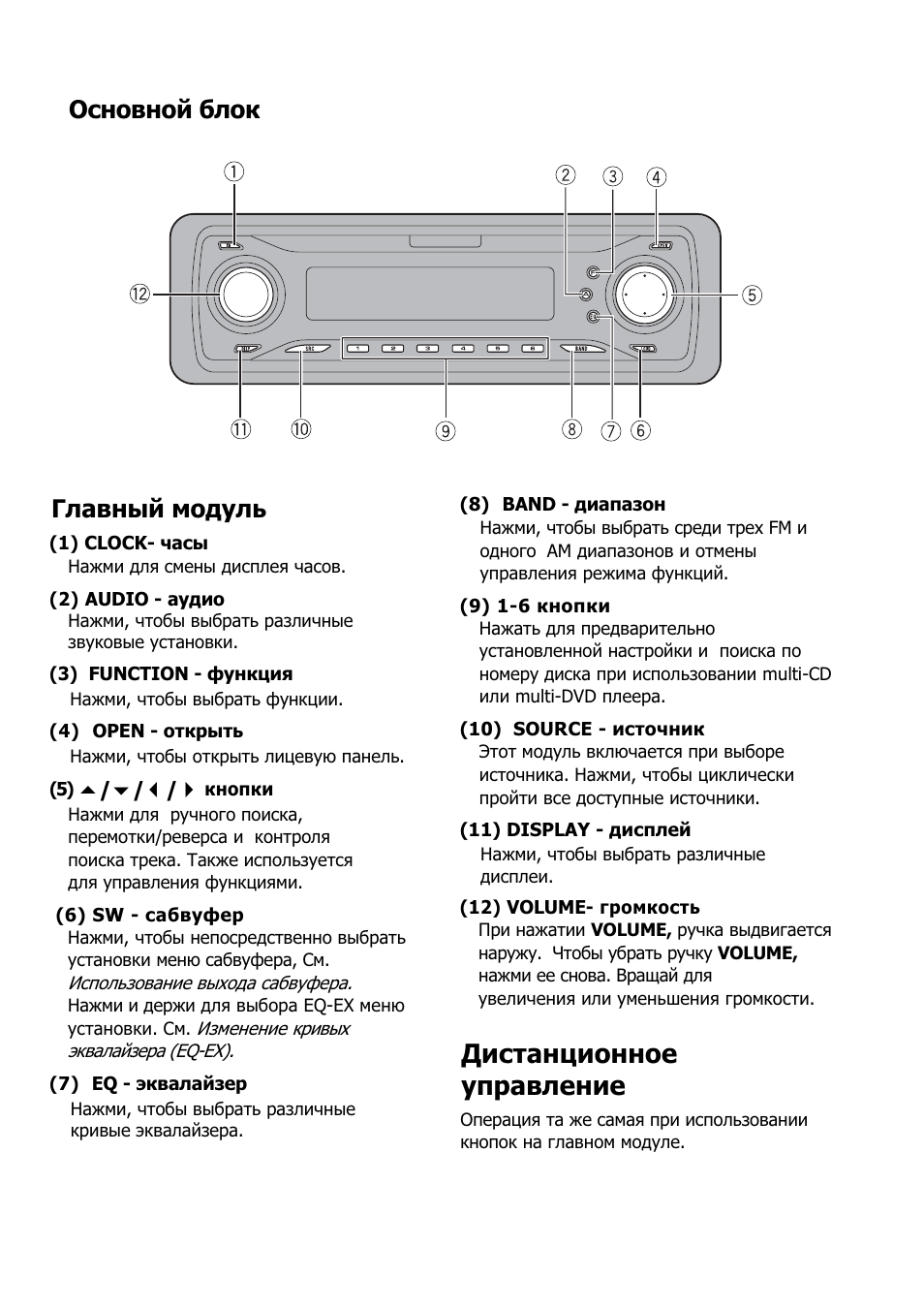 Магнитола пионер deh p5900mp инструкция на русском