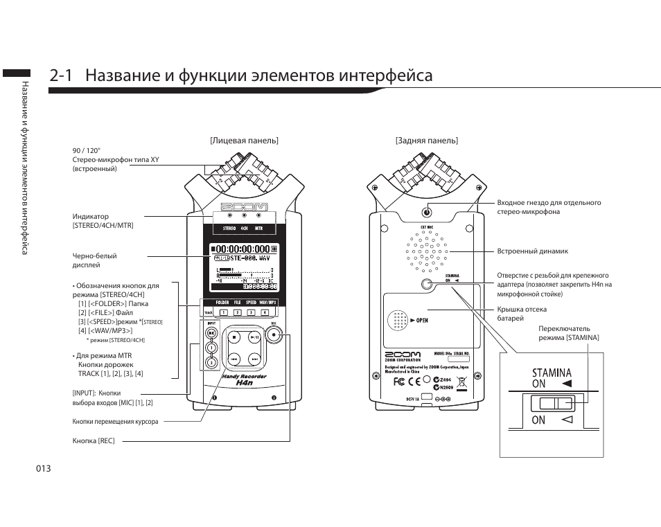 Zoom h5 карта памяти